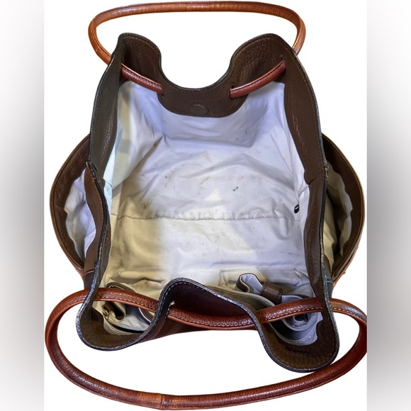 Authentic vintage leather Cole Haan three tone tote bag - Picture 6 of 9